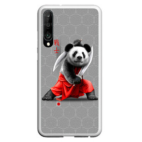 Чехол для Honor P30 с принтом Master Panda в Петрозаводске, Силикон | Область печати: задняя сторона чехла, без боковых панелей | Тематика изображения на принте: ninja | panda | ниндзя | панда