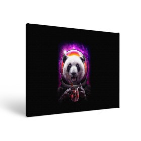 Холст прямоугольный с принтом Panda Cosmonaut в Петрозаводске, 100% ПВХ |  | bear | galaxy | panda | space | star | астронавт | галактика | звезда | космонавт | космос | медведь | панда