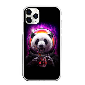 Чехол для iPhone 11 Pro матовый с принтом Panda Cosmonaut в Петрозаводске, Силикон |  | bear | galaxy | panda | space | star | астронавт | галактика | звезда | космонавт | космос | медведь | панда
