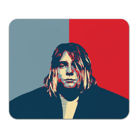Коврик прямоугольный с принтом Kurt Cobain в Петрозаводске, натуральный каучук | размер 230 х 185 мм; запечатка лицевой стороны | curt | hope | kobain | nirvana | кобейн | курт | нирвана
