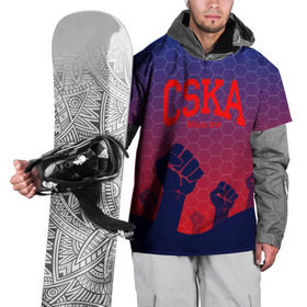 Накидка на куртку 3D с принтом CSKA Msk в Петрозаводске, 100% полиэстер |  | Тематика изображения на принте: moscow | москва | цска
