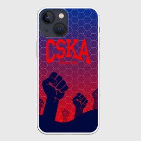 Чехол для iPhone 13 mini с принтом CSKA Msk в Петрозаводске,  |  | moscow | москва | цска