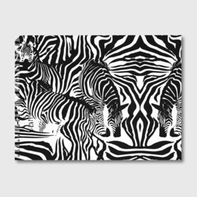 Альбом для рисования с принтом Зебра в Петрозаводске, 100% бумага
 | матовая бумага, плотность 200 мг. | Тематика изображения на принте: дикое | животное | зебра | камуфляж | лошадь | маскировка | полосы | текстура | фон | черно белые
