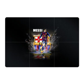 Магнитный плакат 3Х2 с принтом Месси в Петрозаводске, Полимерный материал с магнитным слоем | 6 деталей размером 9*9 см | barselona | messi | аргентина | барселона | испания | месси | футбол