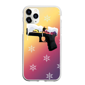 Чехол для iPhone 11 Pro Max матовый с принтом Новогодний csgo градиент в Петрозаводске, Силикон |  | counter | csgo | strike | кейс | кс го | ксго | скин