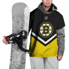 Накидка на куртку 3D с принтом Boston Bruins в Петрозаводске, 100% полиэстер |  | america | canada | hockey | nhl | usa | америка | бостон | брюинз | канада | лед | нхл | сша | хоккей
