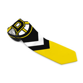 Галстук 3D с принтом Boston Bruins в Петрозаводске, 100% полиэстер | Длина 148 см; Плотность 150-180 г/м2 | america | canada | hockey | nhl | usa | америка | бостон | брюинз | канада | лед | нхл | сша | хоккей