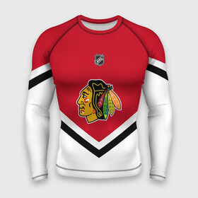 Мужской рашгард 3D с принтом Chicago Blackhawks в Петрозаводске,  |  | america | canada | hockey | nhl | usa | америка | блэкхокс | канада | лед | нхл | сша | хоккей | чикаго