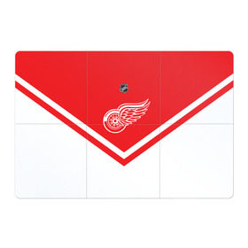 Магнитный плакат 3Х2 с принтом Detroit Red Wings в Петрозаводске, Полимерный материал с магнитным слоем | 6 деталей размером 9*9 см | america | canada | hockey | nhl | usa | америка | детройт | канада | лед | нхл | ред | сша | уингз | хоккей