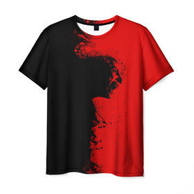 Мужская футболка 3D с принтом Blood Rage в Петрозаводске, 100% полиэфир | прямой крой, круглый вырез горловины, длина до линии бедер | blood | dark | killer | monster | zombie | зомби | кровь | монстр | нечисть
