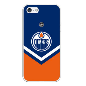 Чехол для iPhone 5/5S матовый с принтом Edmonton Oilers в Петрозаводске, Силикон | Область печати: задняя сторона чехла, без боковых панелей | america | canada | hockey | nhl | usa | америка | детройт | канада | лед | нхл | ойлерз | сша | хоккей | эдмонтон