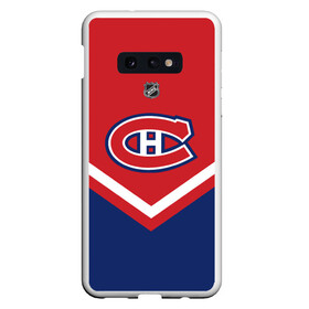 Чехол для Samsung S10E с принтом Montreal Canadiens в Петрозаводске, Силикон | Область печати: задняя сторона чехла, без боковых панелей | america | canada | hockey | nhl | usa | америка | канада | канадиенс | лед | монреаль | нхл | сша | хоккей