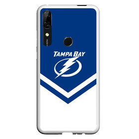 Чехол для Honor P Smart Z с принтом Tampa Bay Lightning в Петрозаводске, Силикон | Область печати: задняя сторона чехла, без боковых панелей | Тематика изображения на принте: america | canada | hockey | nhl | usa | америка | бэй | канада | лайтнинг | лед | нхл | сша | тампа | хоккей