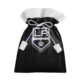 Подарочный 3D мешок с принтом Los Angeles Kings в Петрозаводске, 100% полиэстер | Размер: 29*39 см | hockey | kings | los angeles | nhl | корона | нхл | хоккеист | хоккей