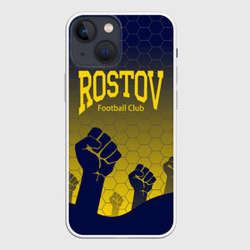 Чехол для iPhone 13 mini с принтом Rostov Football club в Петрозаводске,  |  | Тематика изображения на принте: дону | на | ростов | ростов на дону