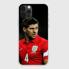 Чехол для iPhone 12 Pro Max с принтом Steven Gerrard в Петрозаводске, Силикон |  | Тематика изображения на принте: england national team | premier league | steven gerrard | англия | ливерпуль | стивен джеррард | футбол