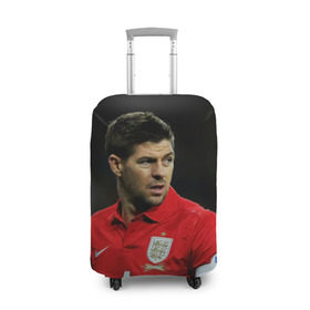 Чехол для чемодана 3D с принтом Steven Gerrard в Петрозаводске, 86% полиэфир, 14% спандекс | двустороннее нанесение принта, прорези для ручек и колес | england national team | premier league | steven gerrard | англия | ливерпуль | стивен джеррард | футбол