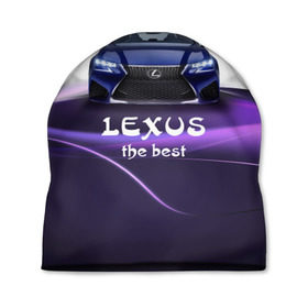 Шапка 3D с принтом Lexus the best в Петрозаводске, 100% полиэстер | универсальный размер, печать по всей поверхности изделия | lexus | авто | автомобиль | водитель | лексус | машина | тачка