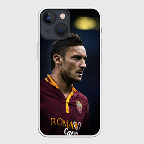 Чехол для iPhone 13 mini с принтом Франческо Тотти   легенда в Петрозаводске,  |  | as roma | captain | football | franchesco totti | италия | капитан | рим | рома | тотти | футбол