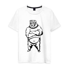 Мужская футболка хлопок с принтом Решаю проблемы не дорого в Петрозаводске, 100% хлопок | прямой крой, круглый вырез горловины, длина до линии бедер, слегка спущенное плечо. | 