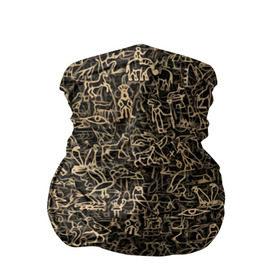 Бандана-труба 3D с принтом Египетские иероглифы в Петрозаводске, 100% полиэстер, ткань с особыми свойствами — Activecool | плотность 150‒180 г/м2; хорошо тянется, но сохраняет форму | африка | древний | египет | знак | история | паттерн | письменность | символ | текстура