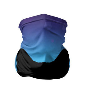 Бандана-труба 3D с принтом Силуэт черной кошки в Петрозаводске, 100% полиэстер, ткань с особыми свойствами — Activecool | плотность 150‒180 г/м2; хорошо тянется, но сохраняет форму | кошка | силуэт | синий | фиолетовый | черный