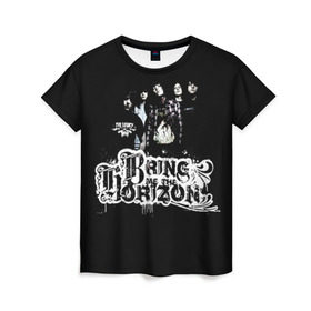 Женская футболка 3D с принтом Bring Me The Horizon в Петрозаводске, 100% полиэфир ( синтетическое хлопкоподобное полотно) | прямой крой, круглый вырез горловины, длина до линии бедер | bmth | bring me | bring me the horizon | bring me the horizont | doomed | бринг ми | бринг ми зе | бринг ми зе хоризон