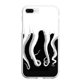 Чехол для iPhone 7Plus/8 Plus матовый с принтом Octopus в Петрозаводске, Силикон | Область печати: задняя сторона чехла, без боковых панелей | octopus
