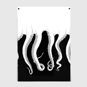 Постер с принтом Octopus в Петрозаводске, 100% бумага
 | бумага, плотность 150 мг. Матовая, но за счет высокого коэффициента гладкости имеет небольшой блеск и дает на свету блики, но в отличии от глянцевой бумаги не покрыта лаком | octopus