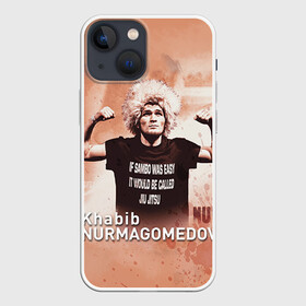 Чехол для iPhone 13 mini с принтом Хабиб Нурмагомедов в Петрозаводске,  |  | ufc | хабиб нурмагомедов