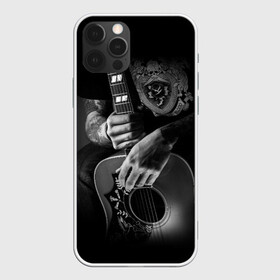 Чехол для iPhone 12 Pro с принтом Гитарист в Петрозаводске, силикон | область печати: задняя сторона чехла, без боковых панелей | rock | гитара | рок | рок жив | рок музыка | русский рок
