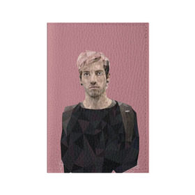 Обложка для паспорта матовая кожа с принтом Джош Дан в Петрозаводске, натуральная матовая кожа | размер 19,3 х 13,7 см; прозрачные пластиковые крепления | dun | josh | one | pilots. | twenty | дан | джош