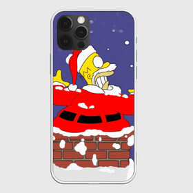 Чехол для iPhone 12 Pro Max с принтом Симпсоны новогодние 4 в Петрозаводске, Силикон |  | simpsons | барт | барт симпсон | гомер | гомер симпсон | новый год | симпсоны | снег | снежинки