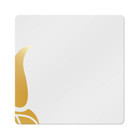 Магнит виниловый Квадрат с принтом Золотой петух в Петрозаводске, полимерный материал с магнитным слоем | размер 9*9 см, закругленные углы | год петуха