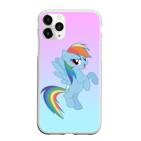 Чехол для iPhone 11 Pro матовый с принтом Rainbowdash в Петрозаводске, Силикон |  | mlp | pony | rainbowdash | raindbow dash | пони
