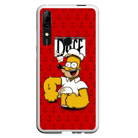 Чехол для Honor P Smart Z с принтом Duff Beer в Петрозаводске, Силикон | Область печати: задняя сторона чехла, без боковых панелей | Тематика изображения на принте: bart | donut | griffin | homer | popeye | simpson | барт | гомер | гриффин | капитан | моряк | симпсон | стьюи | якорь