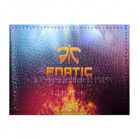 Обложка для студенческого билета с принтом Fnatic Team в Петрозаводске, натуральная кожа | Размер: 11*8 см; Печать на всей внешней стороне | best team | fnatic | team