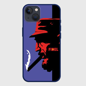 Чехол для iPhone 13 с принтом Fidel в Петрозаводске,  |  | Тематика изображения на принте: castro | che | fidel | guevara | гевара | кастро | фидель | че