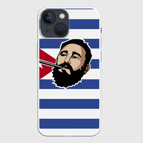 Чехол для iPhone 13 mini с принтом Fidel Castro в Петрозаводске,  |  | castro | che | fidel | guevara | гевара | кастро | фидель | че