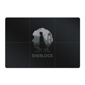 Магнитный плакат 3Х2 с принтом Sherlock World в Петрозаводске, Полимерный материал с магнитным слоем | 6 деталей размером 9*9 см | doctor | holmes | холмс | шерлок