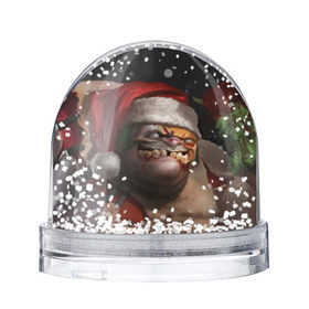 Снежный шар с принтом Пудж в Петрозаводске, Пластик | Изображение внутри шара печатается на глянцевой фотобумаге с двух сторон | christmas | dota | dota 2 | new year | pudge | дота | новый год | пудж | рождество