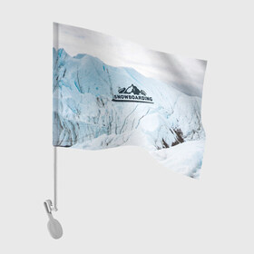 Флаг для автомобиля с принтом Snowboarding в Петрозаводске, 100% полиэстер | Размер: 30*21 см | extreme | snowboarding | sport | winter | горы | движение | приключения | снег | сноуборд | спорт | экстрим