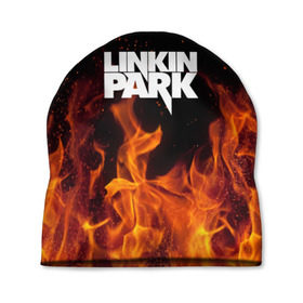 Шапка 3D с принтом Linkin park в Петрозаводске, 100% полиэстер | универсальный размер, печать по всей поверхности изделия | rok | линкин | музыка | парк | рок