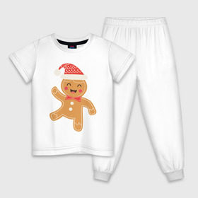 Детская пижама хлопок с принтом Мr Печенька в Петрозаводске, 100% хлопок |  брюки и футболка прямого кроя, без карманов, на брюках мягкая резинка на поясе и по низу штанин
 | Тематика изображения на принте: 