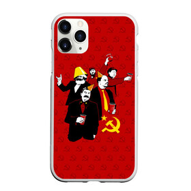 Чехол для iPhone 11 Pro матовый с принтом Communist Party в Петрозаводске, Силикон |  | Тематика изображения на принте: lenin | october | party | red | russia | soviet union | stalin | ussr | большевик | коммунист | красный | ленин | октябрь | пати | россия | советский союз | ссср | сталин