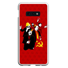 Чехол для Samsung S10E с принтом Communist Party в Петрозаводске, Силикон | Область печати: задняя сторона чехла, без боковых панелей | lenin | october | party | red | russia | soviet union | stalin | ussr | большевик | коммунист | красный | ленин | октябрь | пати | россия | советский союз | ссср | сталин