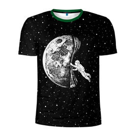 Мужская футболка 3D спортивная с принтом Начало ночи в Петрозаводске, 100% полиэстер с улучшенными характеристиками | приталенный силуэт, круглая горловина, широкие плечи, сужается к линии бедра | Тематика изображения на принте: astronaut | cosmonaut | cosmos | galaxy | hipster | moon | night | planet | space | star | universe | астронавт | вселенная | галактика | звезды | космонавт | космос | луна | ночь | планета | хипстер