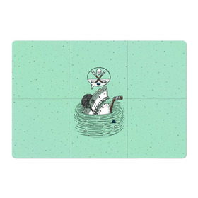 Магнитный плакат 3Х2 с принтом Акула хоккеист в Петрозаводске, Полимерный материал с магнитным слоем | 6 деталей размером 9*9 см | fan | fish | hochey | ocean | predator | sea | shark | water | акула | вода | игра | лед | море | океан | рыба | фанат | хищник | хоккей | шайба