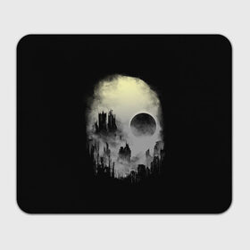 Коврик прямоугольный с принтом Мертвый туман в Петрозаводске, натуральный каучук | размер 230 х 185 мм; запечатка лицевой стороны | bone | ciyt | dark | evil | skelet | skull | город | кости | скелет | туман | череп