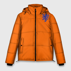 Мужская зимняя куртка 3D с принтом Сборная Голландии в Петрозаводске, верх — 100% полиэстер; подкладка — 100% полиэстер; утеплитель — 100% полиэстер | длина ниже бедра, свободный силуэт Оверсайз. Есть воротник-стойка, отстегивающийся капюшон и ветрозащитная планка. 

Боковые карманы с листочкой на кнопках и внутренний карман на молнии. | Тематика изображения на принте: holland | голландия | нидерланды